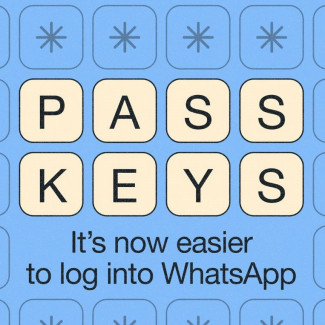 WhatsApp introduce 'passkeys'.