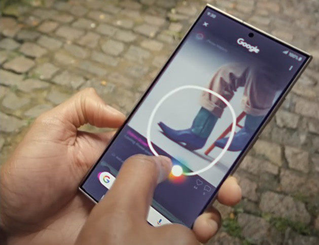 Función Rodea para buscar en un móvil Galaxy S24 de Samsung