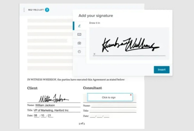 Recurso de Dropbox Sign