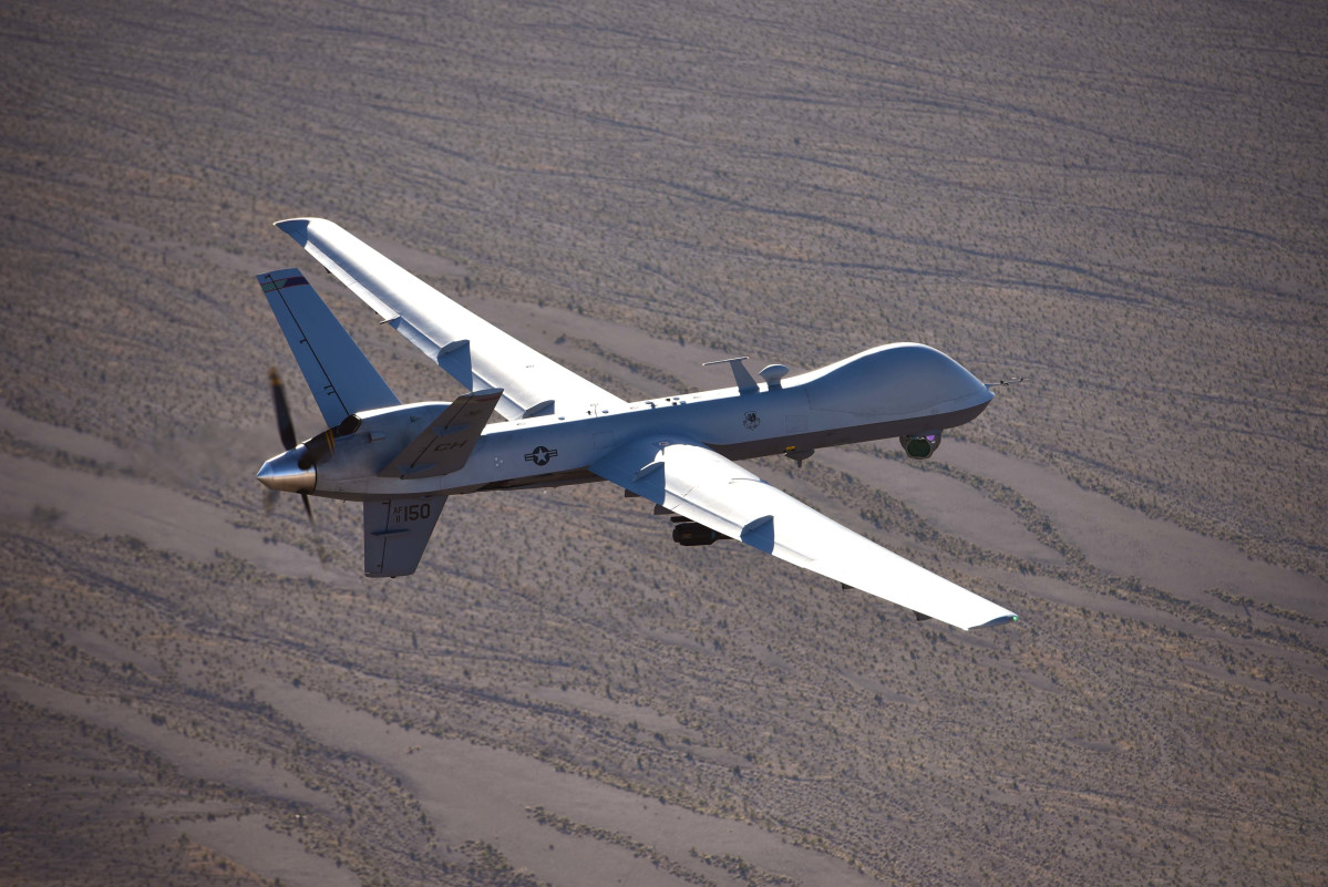 EuropaPress 5057448 dron mq 9 reaper maniobra entrenamiento