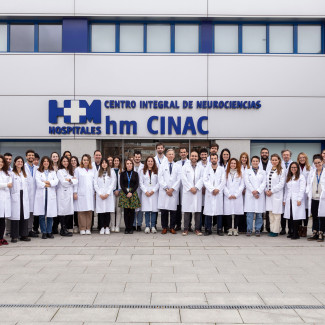 Investigadores del Centro Integral de Neurociencias Abarca Campal HM CINAC, ubicado el Hospital Universitario HM Puerta del Sur de Móstoles.