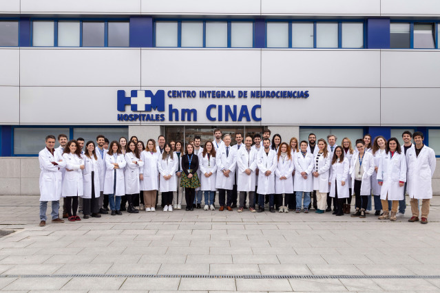 Investigadores del Centro Integral de Neurociencias Abarca Campal HM CINAC, ubicado el Hospital Universitario HM Puerta del Sur de Móstoles.