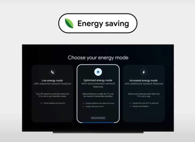 Ahorro energía en AndroidTV