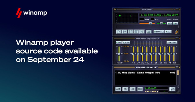 Winamp abrirá su código fuente el 24 de septiembre de 2024.