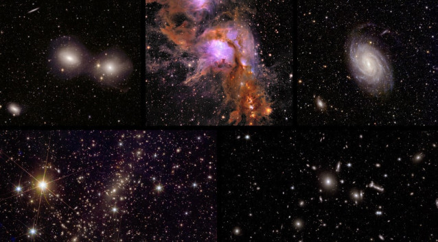 Cinco imágenes del universo inéditas se incluyren en los primeros datos científicos del telescopio Euclid