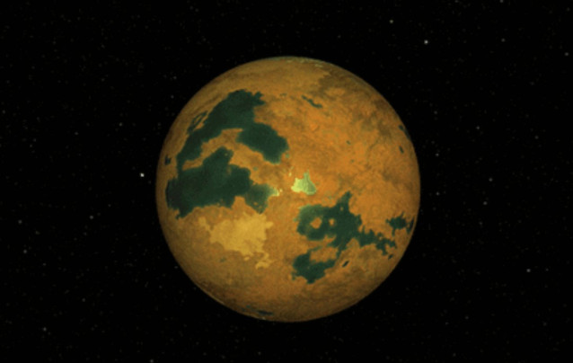 Concepto Artístico De Un Posible Planeta Previamente Propuesto, HD 26965 B, A Menudo Comparado Con El Ficticio 'Vulcano' En El Universo De Star Trek.