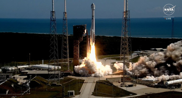 Despegue d ela primera nave Starliner con tripulació rumbo a la Estación Espacial Internacional