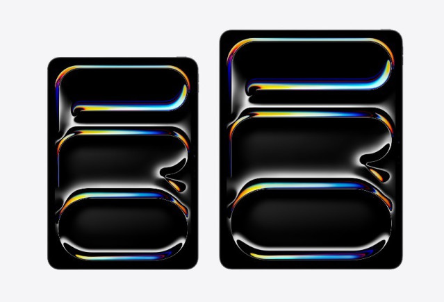 Imagen de recurso de iPad Pro (2024) en dos tamaños