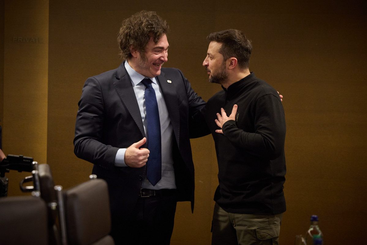 EuropaPress 6036208 javier milei volodimir zelenski