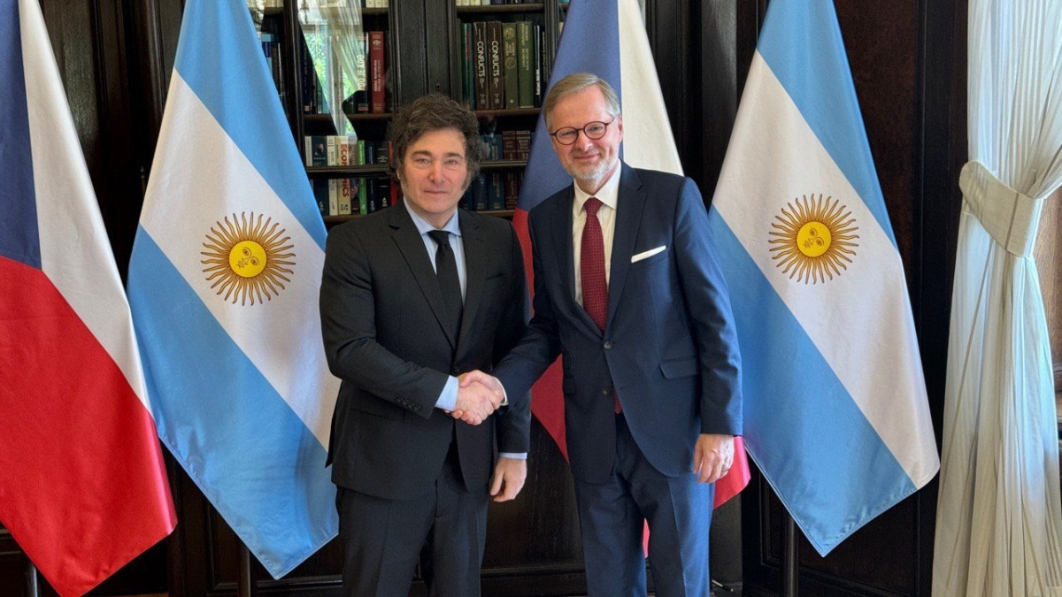 EuropaPress 6051182 primer ministro republica checa petr fiala recibe presidente argentina