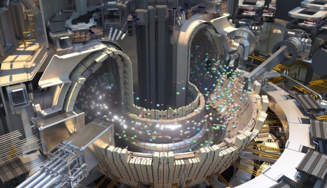 Ilustración del reactor ITER