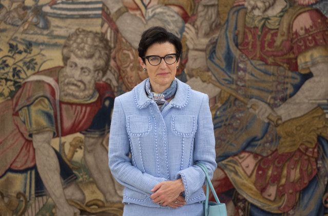 Archivo - La consejera delegada de Citigroup, Jane Fraser, durante su audiencia con el Rey Felipe VI, en el Palacio de la Zarzuela, a 28 de junio de 2023, en Madrid (España). La visita se ha realizado con motivo de la visita a España de Jane Fraser. Citig