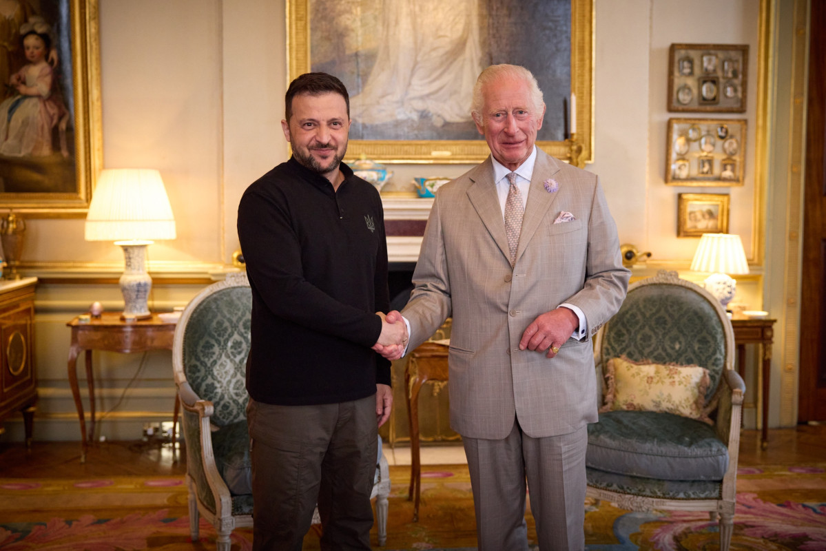 EuropaPress 6096709 presidente ucrania volodimir zelenski rey carlos iii