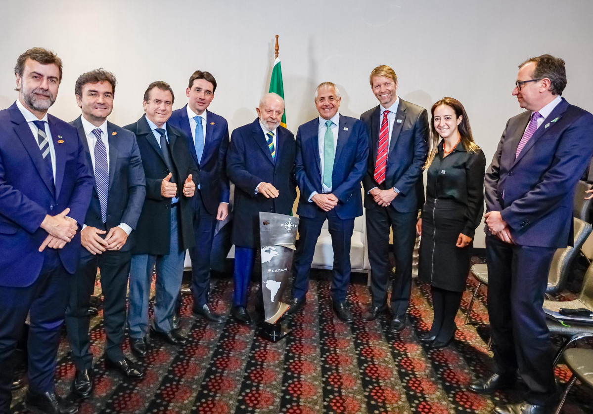 Reuniu00f3n LATAM Airlines con presidente Lula Da Silva