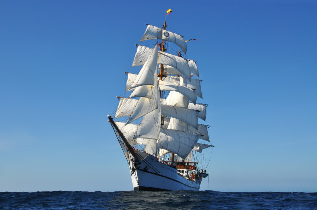 El Buque Escuela Guayas de la Armada de la República Ecuador visitará Bilbao y le rendirá homenaje en su Semana Grande