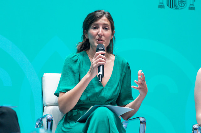 Archivo - La directora del Comisionado de Salud Mental, Belén González, durante el acto de presentación del Comisionado de Salud Mental, en la sede del Ministerio, a 17 de abril de 2024, en Madrid (España). Este nuevo órgano del Ministerio de Sanidad, que