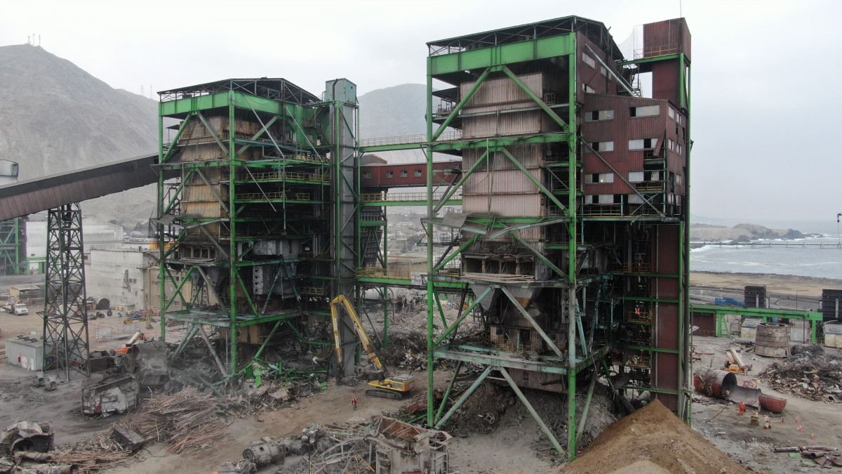 Imagen   Desmantelamiento unidades a carbu00f3n del Complejo Tu00e9rmico de Tocopilla ENGIE