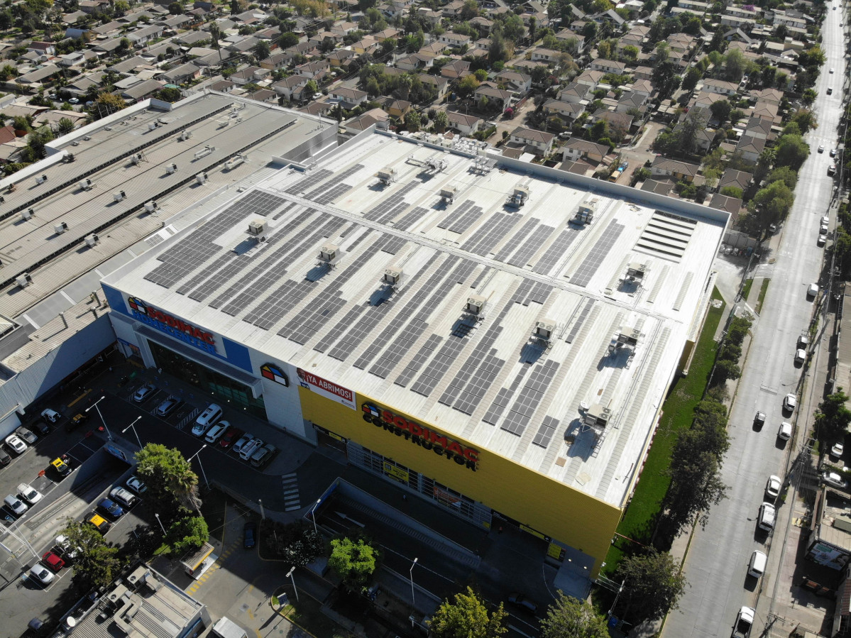 Paneles solares Reporte Climu00e1tico Falabella S.A.