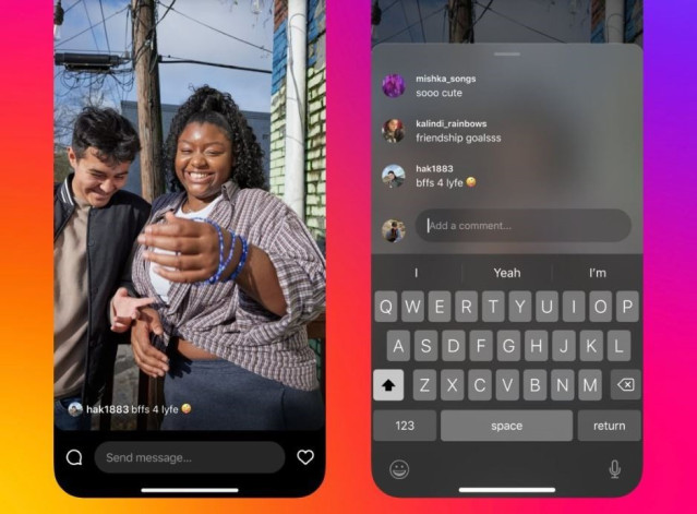 Instagram incorpora comentarios visibles en Historias
