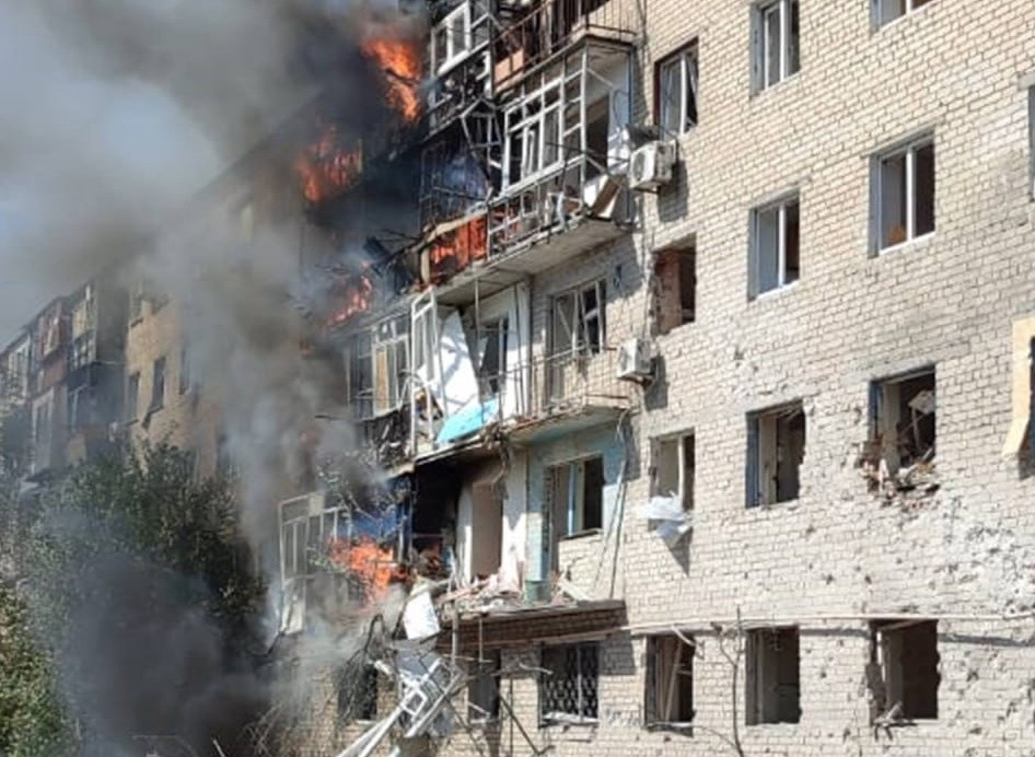 EuropaPress 6185898 edificio residencial bombardeado fuerzas rusas donetsk ucrania