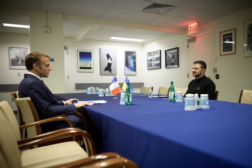 EuropaPress 6236342 presidente frances emmanuel macron junto homologo ucraniano volodimir