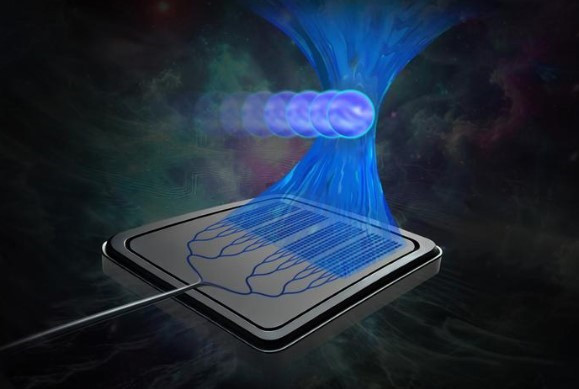 Este 'rayo tractor' basado en chip, que utiliza un haz de luz intensamente enfocado para capturar y manipular partículas biológicas sin dañar las células, podría ayudar a los biólogos a estudiar los mecanismos de las enfermedades.