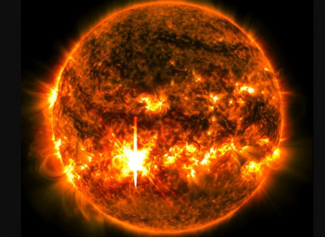 Segunda erupción más potente del presente ciclo solar