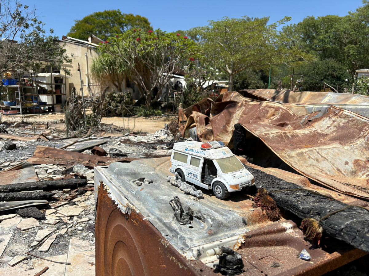 EuropaPress 6054785 zona destruida kibbutz nir oz atentados perpetrados hamas octubre 2023