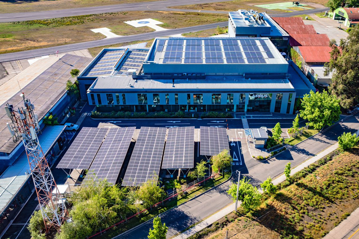 Paneles solares Airbus