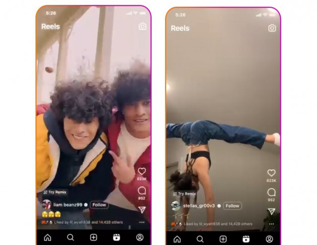 Vídeos Reels de Instagram