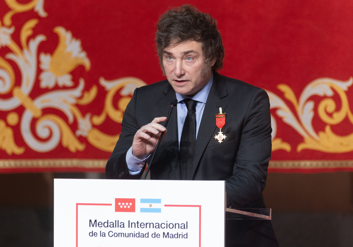EuropaPress 6046611 presidente republica argentina javier milei interviene real casa correos 21