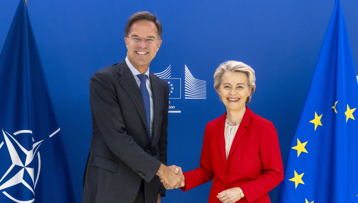 EuropaPress 6310515 secretario general otan mark rutte presidenta comision europea ursula von