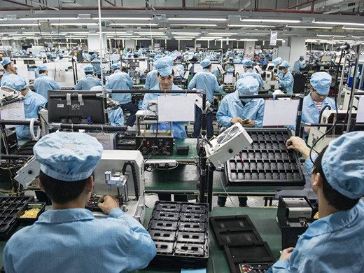 Sector manufacturero China