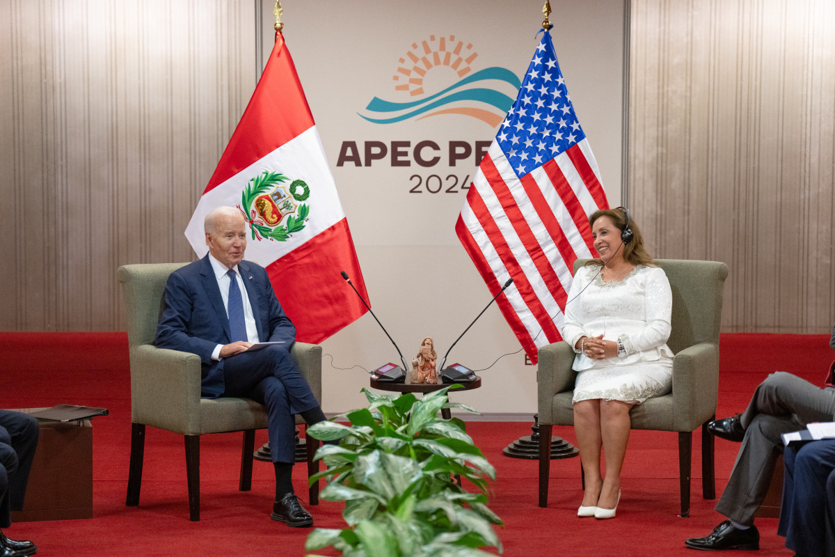 EuropaPress 6344155 presidente estados unidos joe biden presidenta peru dina boluarte