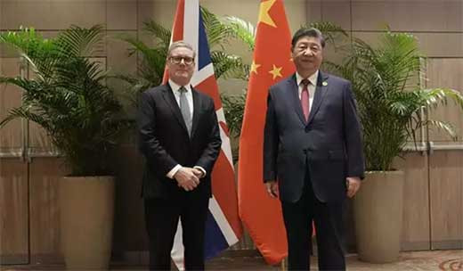 Starmer y Xi