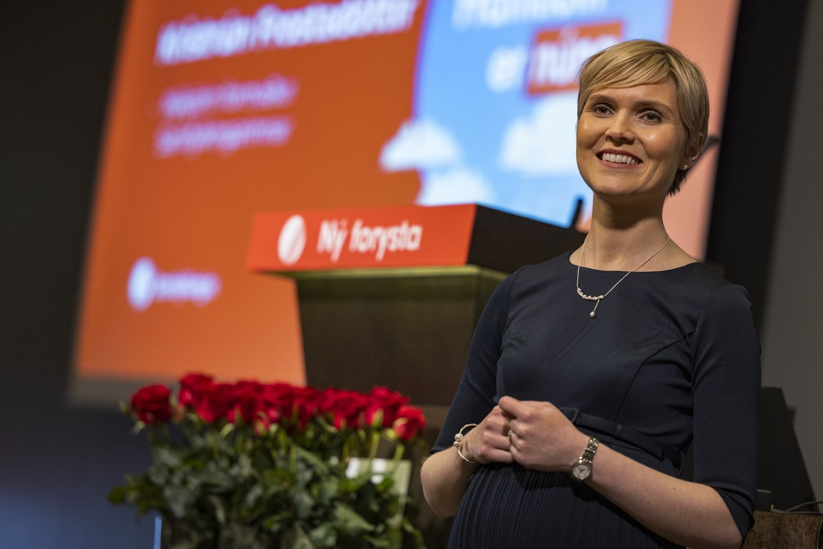 EuropaPress 6378797 lider alianza socialdemocrata kristrun frostadottir