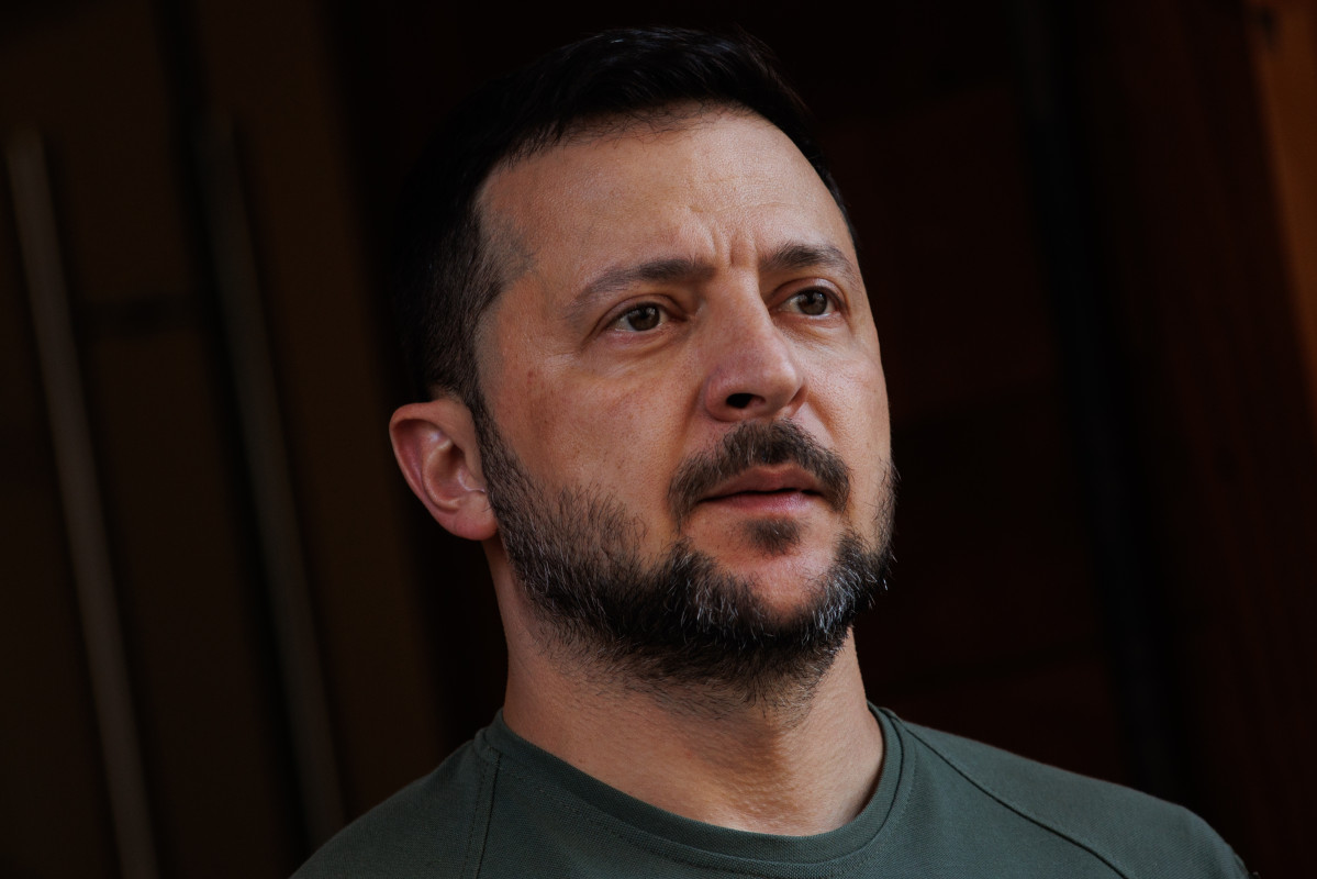 EuropaPress 5991127 presidente ucrania volodimir zelenski llegada congreso diputados 27 mayo (1)