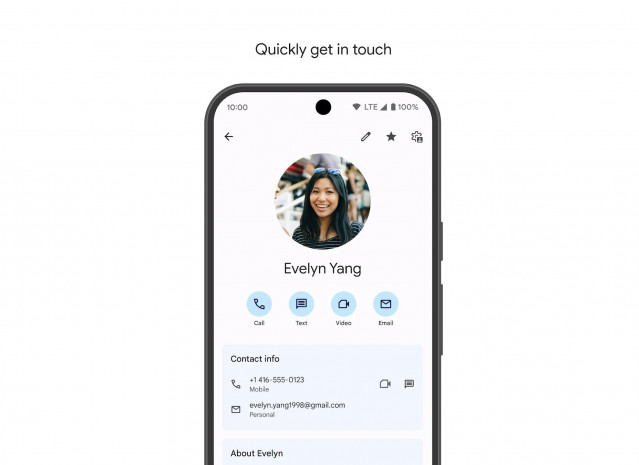 Archivo - Aplicación Contactos de Google.
