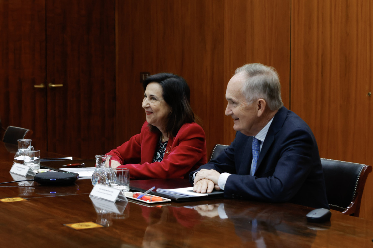 EuropaPress 6459162 ministra defensa margarita robles mantiene reunion videoconferencia jefes