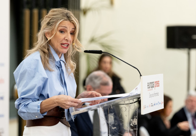 La vicepresidenta segunda y ministra de Trabajo y Economía Social, Yolanda Díaz.