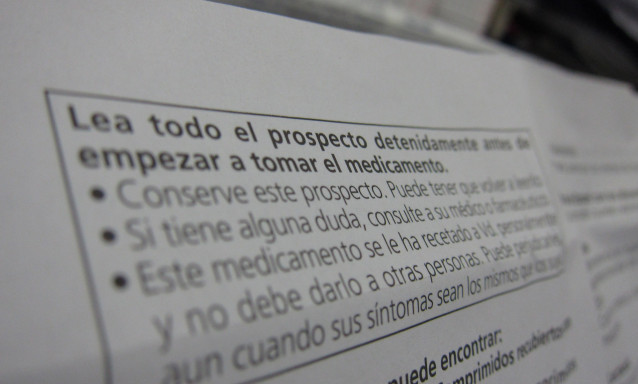 Archivo - Prospecto de medicamento