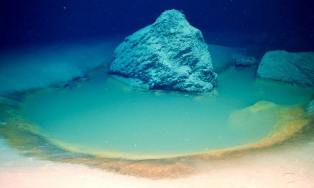 Ubicadas a más de una milla de profundidad de agua, las piscinas de salmuera de NEOM albergan un récord de 2000 añosDe precipitaciones e inundaciones repentinas sin igual en Arabia.