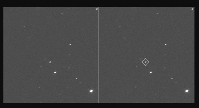 Imagénes del asteroide Donaldjohansson