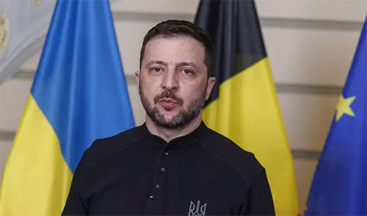 Zelenski alega
