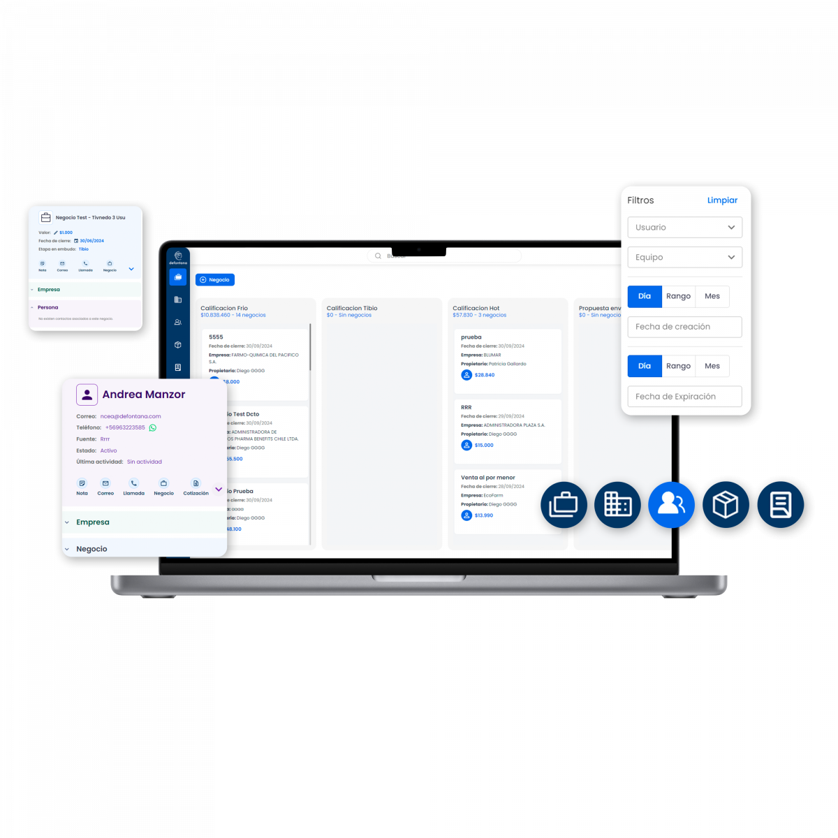 Mockup pantallas crm 2