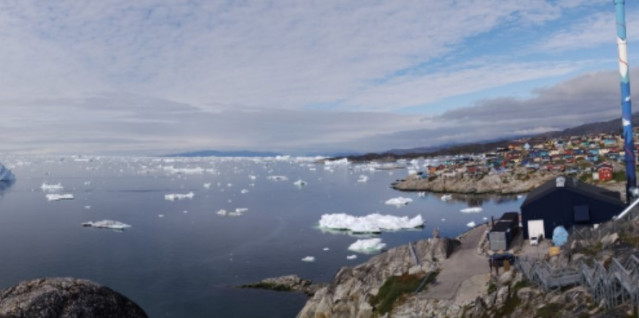 El equipo de investigación zarpó desde Ilulissat, Groenlandia, y recuperó las muestras en la bahía de Disko.