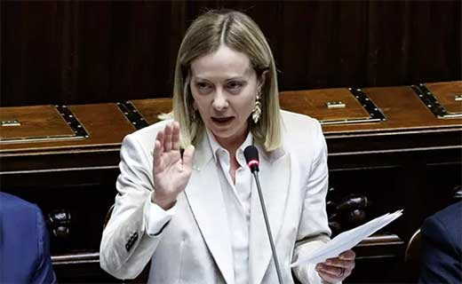 Meloni presume 