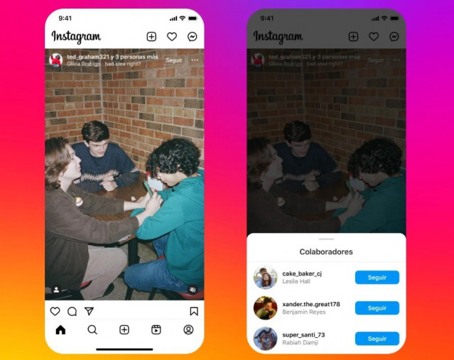 Recurso de reels de Instagram