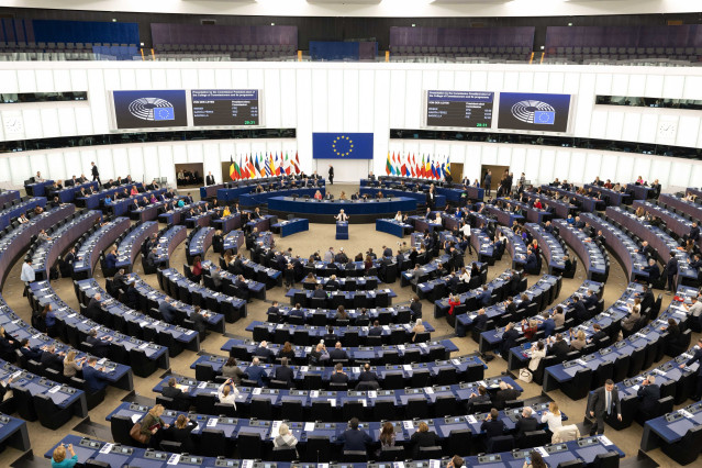 Archivo - Vista general del acto de presentación del equipo de la Comisión Europea ante la Eurocámara, a 27 de noviembre de 2024, en Bruselas (Bélgica).