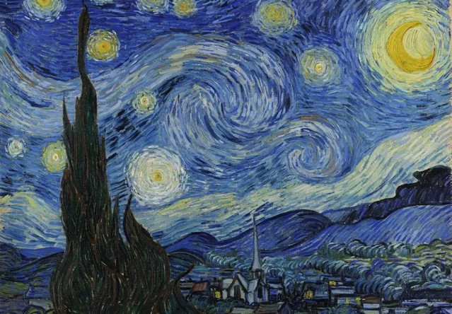 La Noche Estrellada, de Van Gogh